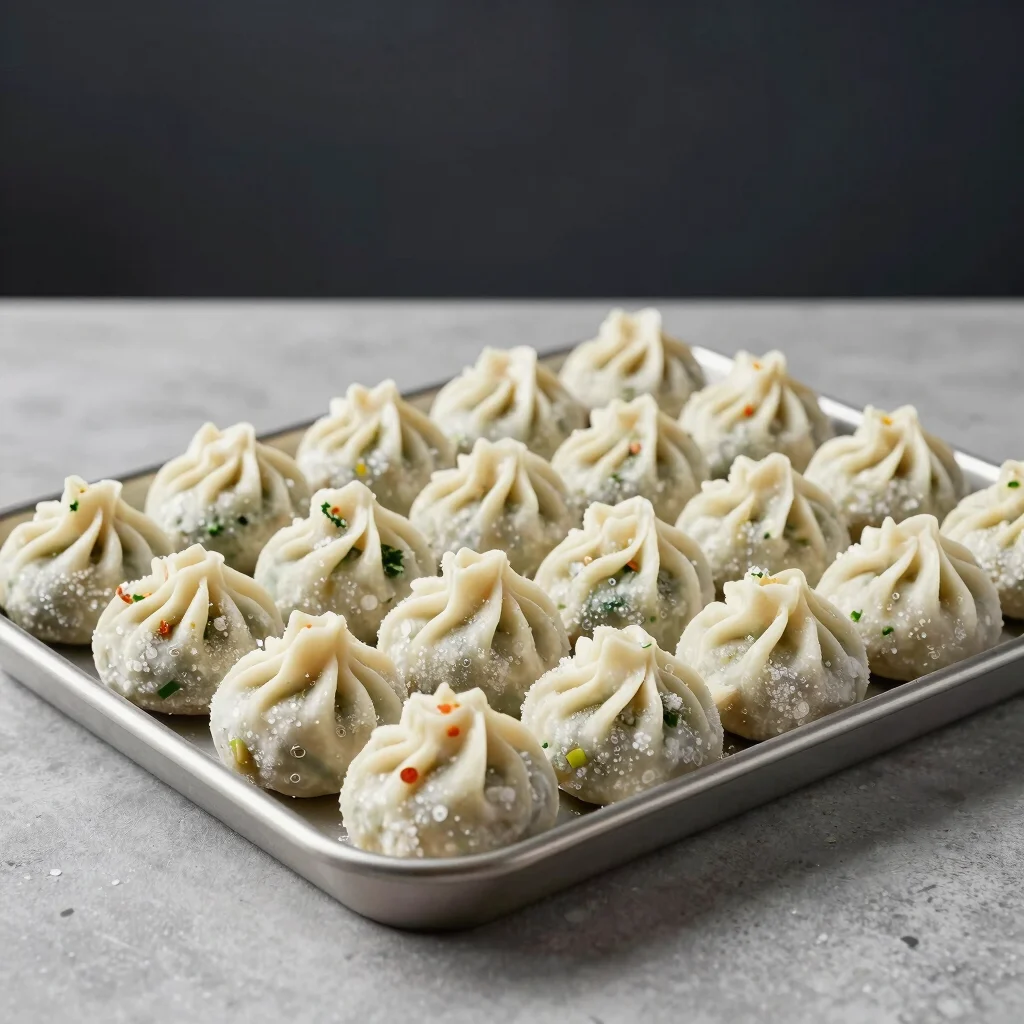 Steamed Vegetable Momos - Pack of 100